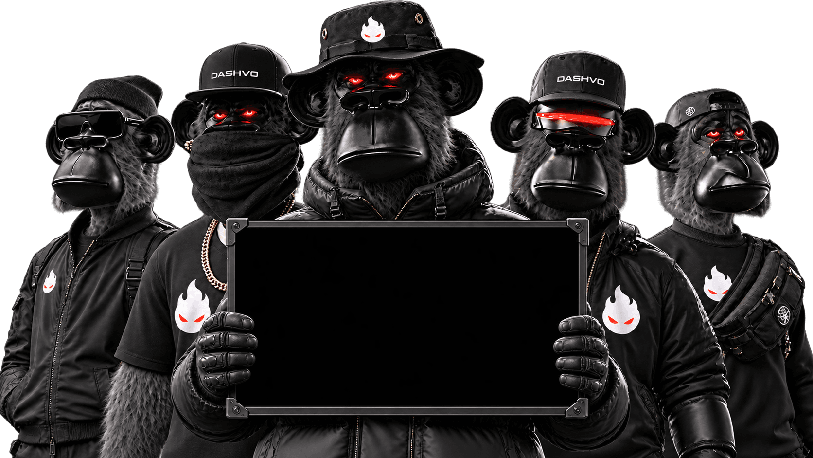 Crew holding the live bid frame